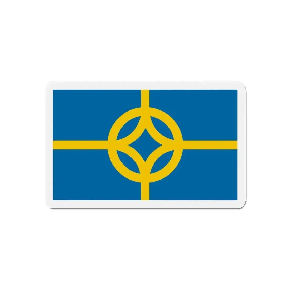 Flag of West Plains Missouri - Refrigerator Magnet - The Sticker Space