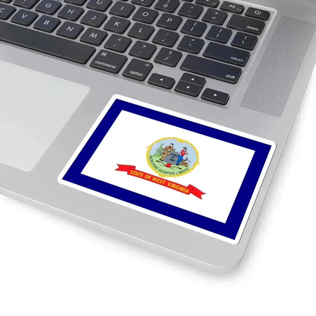 Flag of West Virginia 1907-1929 (United States) STICKER Vinyl Kiss-Cut Decal - The Sticker Space