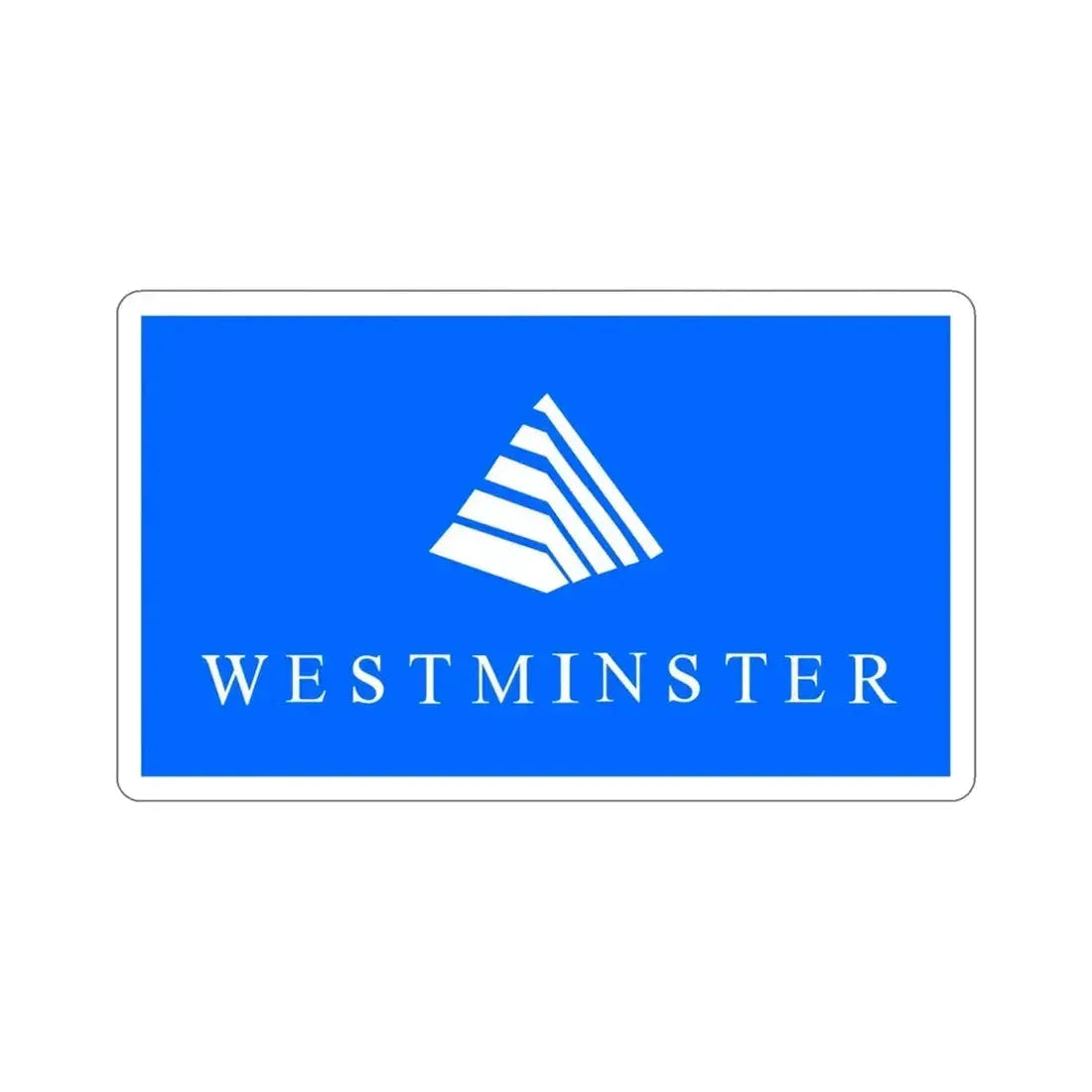 Flag of Westminster Colorado USA STICKER Vinyl Die-Cut Decal - The Sticker Space