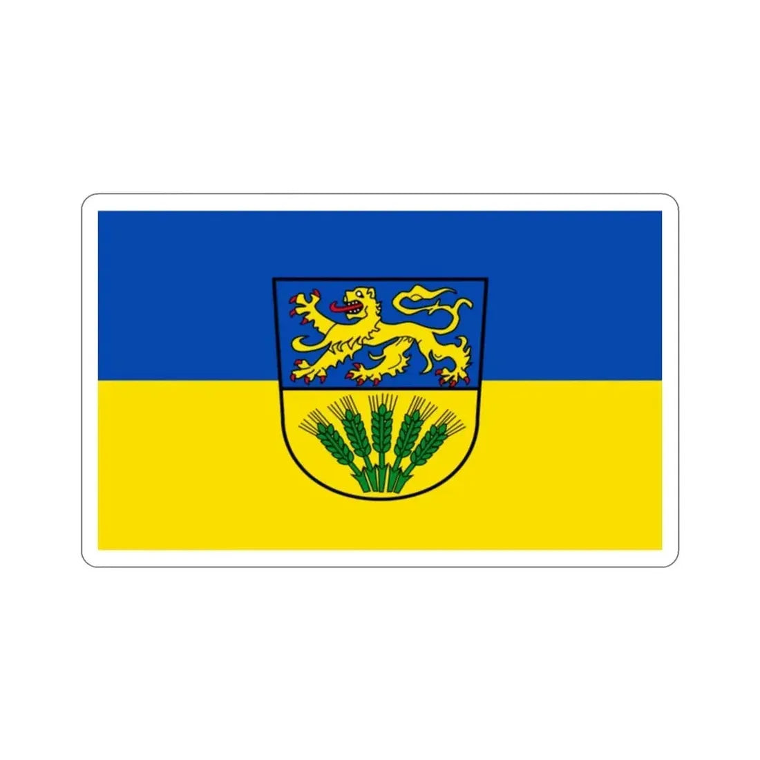 Flag of Wolfenbüttel Germany STICKER Vinyl Die-Cut Decal - The Sticker Space