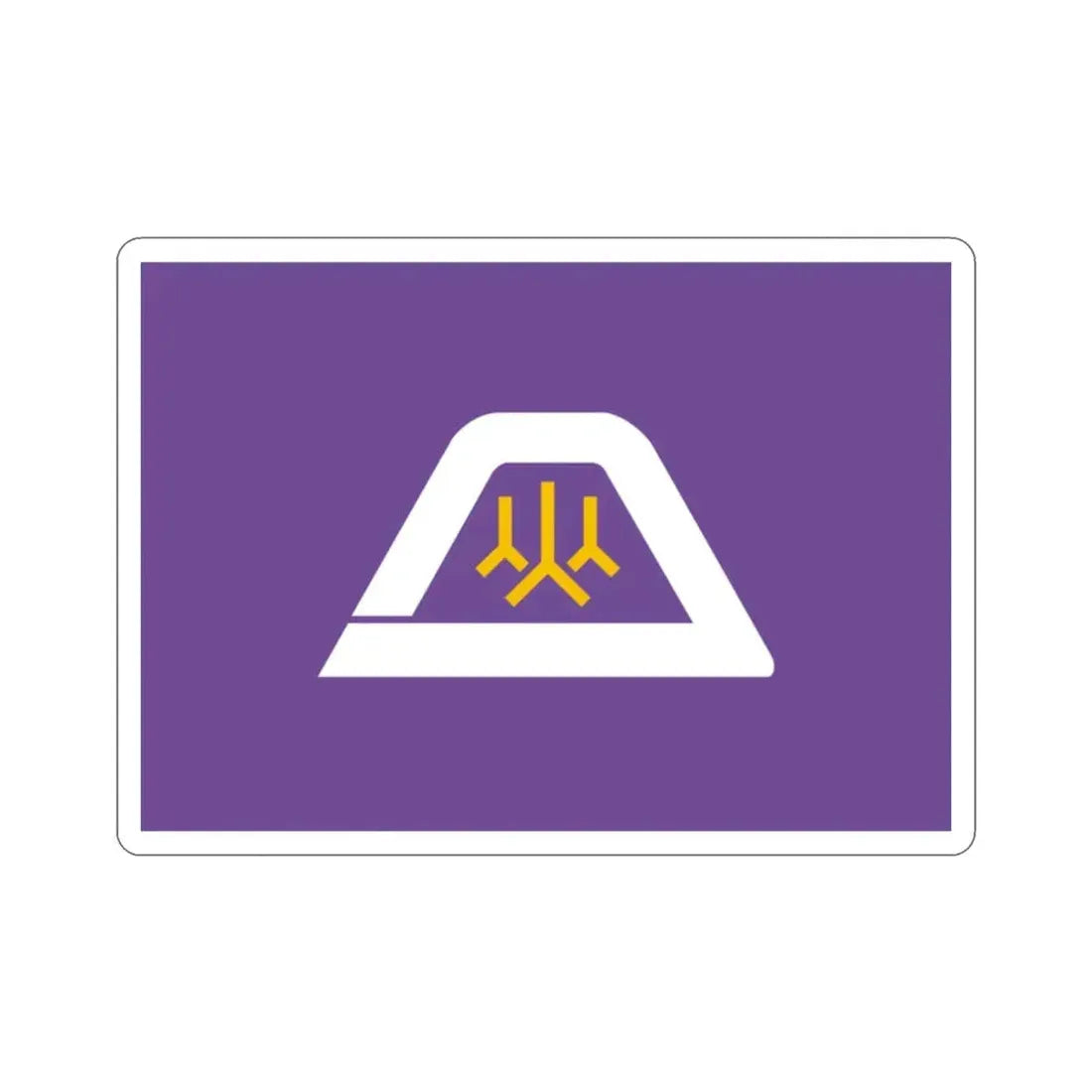 Flag of Yamanashi Prefecture Japan STICKER Vinyl Die-Cut Decal - The Sticker Space