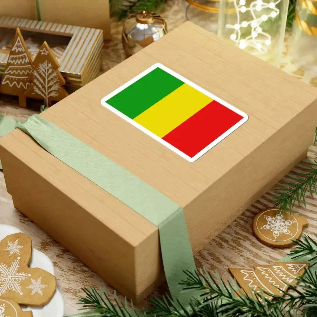 Flag of Zele (Belgium) STICKER Vinyl Kiss-Cut Decal - The Sticker Space