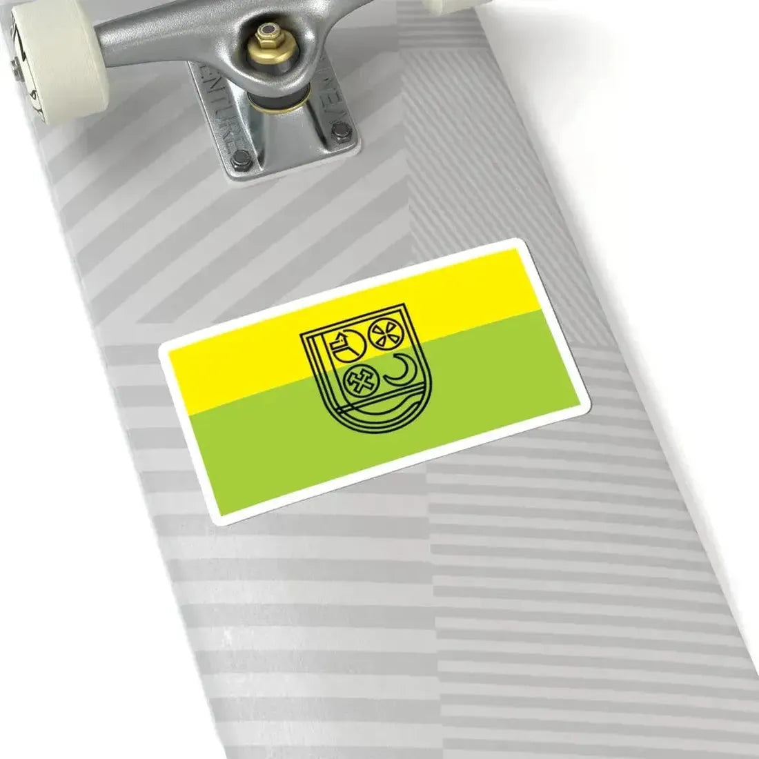 Flag of Zenica (Bosnia and Herzegovina) STICKER Vinyl Kiss-Cut Decal - The Sticker Space