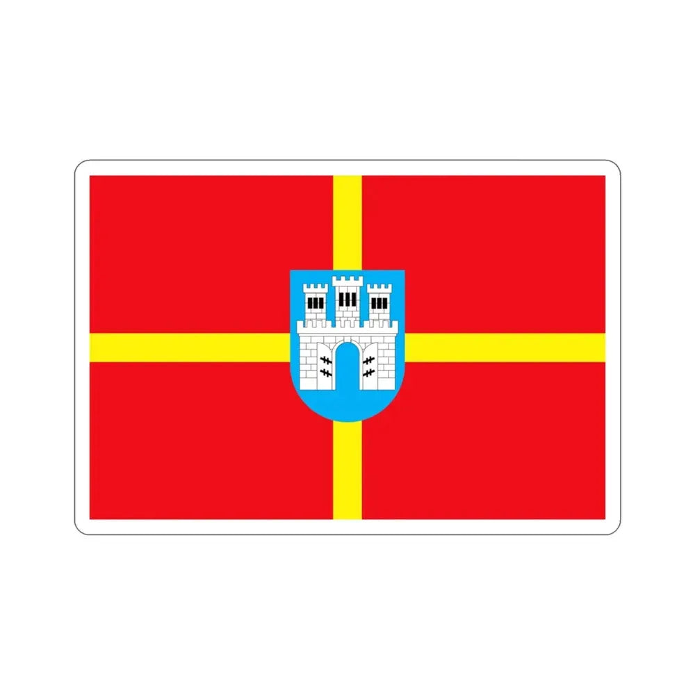 Flag of Zhytomyr Oblast Ukraine STICKER Vinyl Die-Cut Decal - The Sticker Space