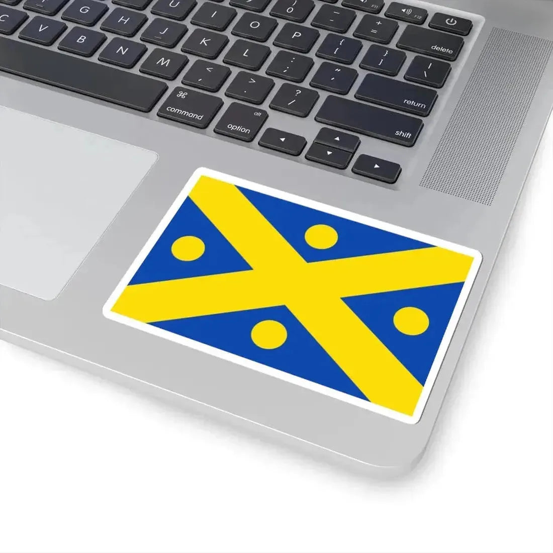 Flag of Zingem (Belgium) STICKER Vinyl Kiss-Cut Decal - The Sticker Space