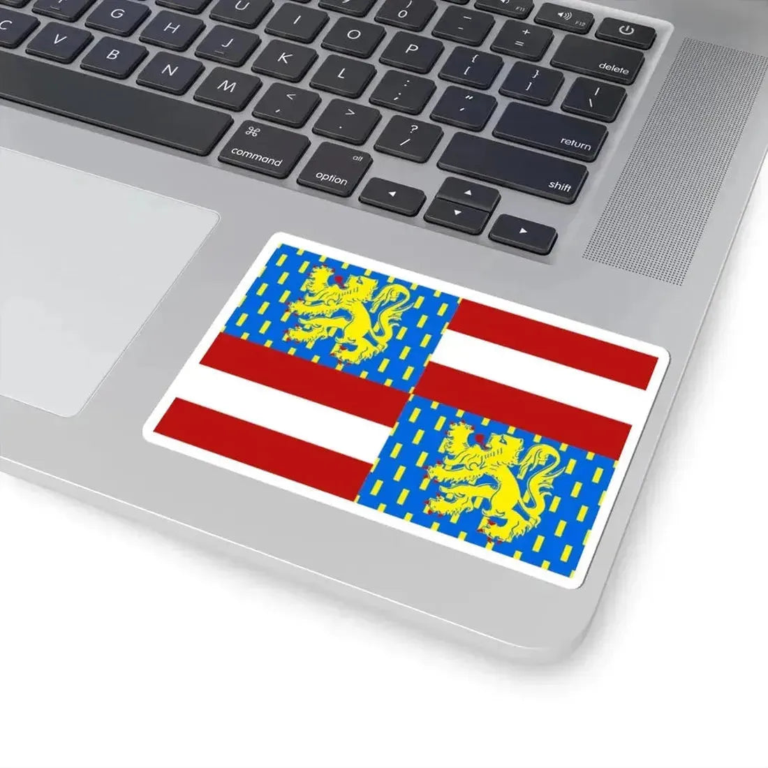 Flag of Zwevegem (Belgium) STICKER Vinyl Kiss-Cut Decal - The Sticker Space