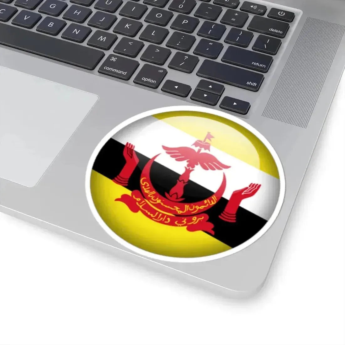 Flag orb Brunei (Brunei) STICKER Vinyl Kiss-Cut Decal - The Sticker Space