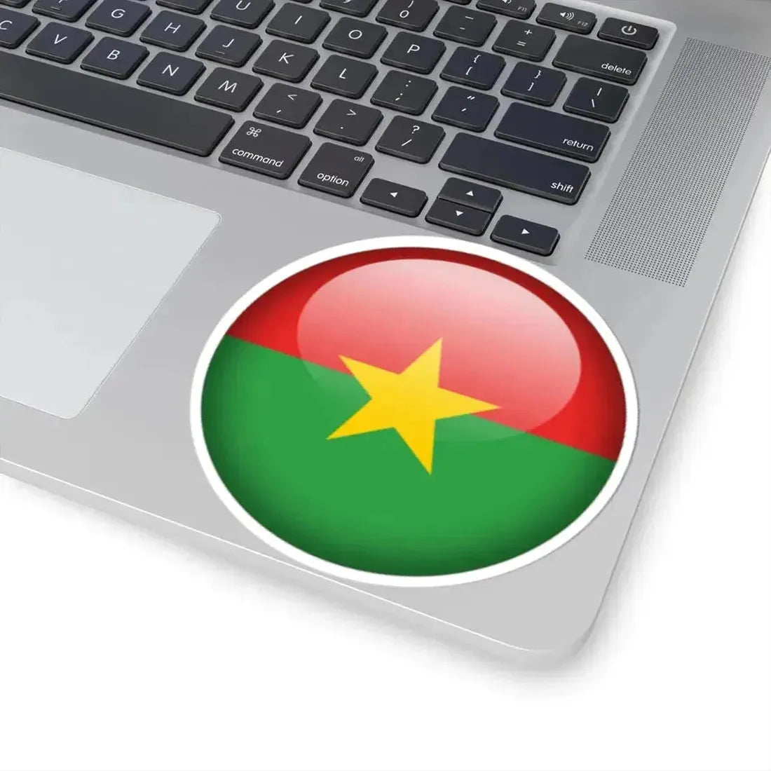 Flag orb Burkina Faso (Burkina Faso) STICKER Vinyl Kiss-Cut Decal - The Sticker Space