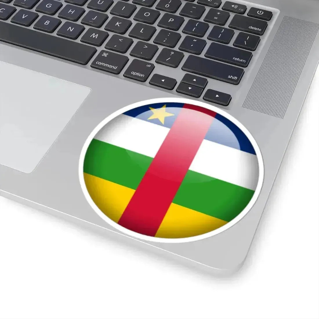 Flag orb Central African Republic (Central African Republic) STICKER Vinyl Kiss-Cut Decal - The Sticker Space