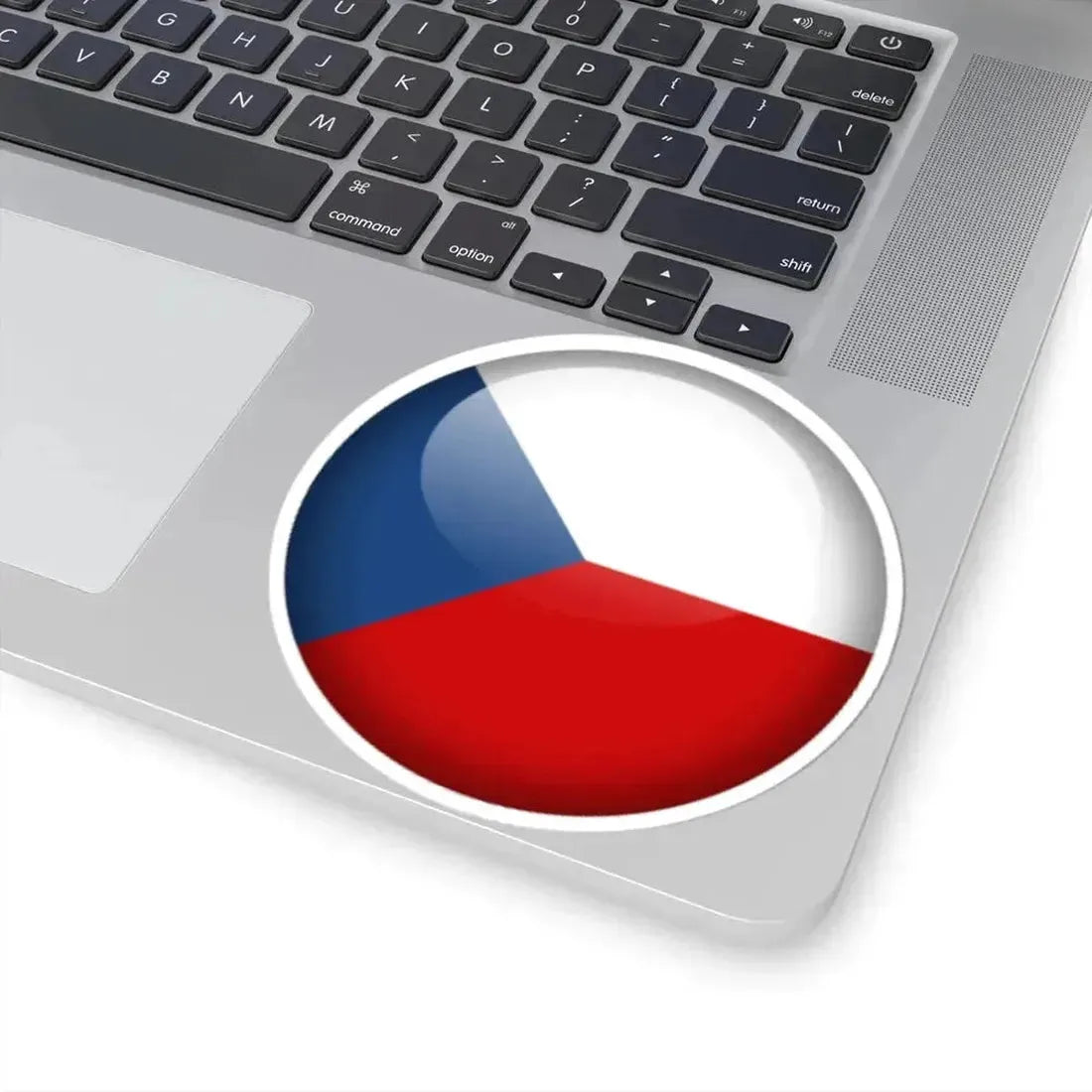 Flag orb Czech Republic (Czech Republic) STICKER Vinyl Kiss-Cut Decal - The Sticker Space