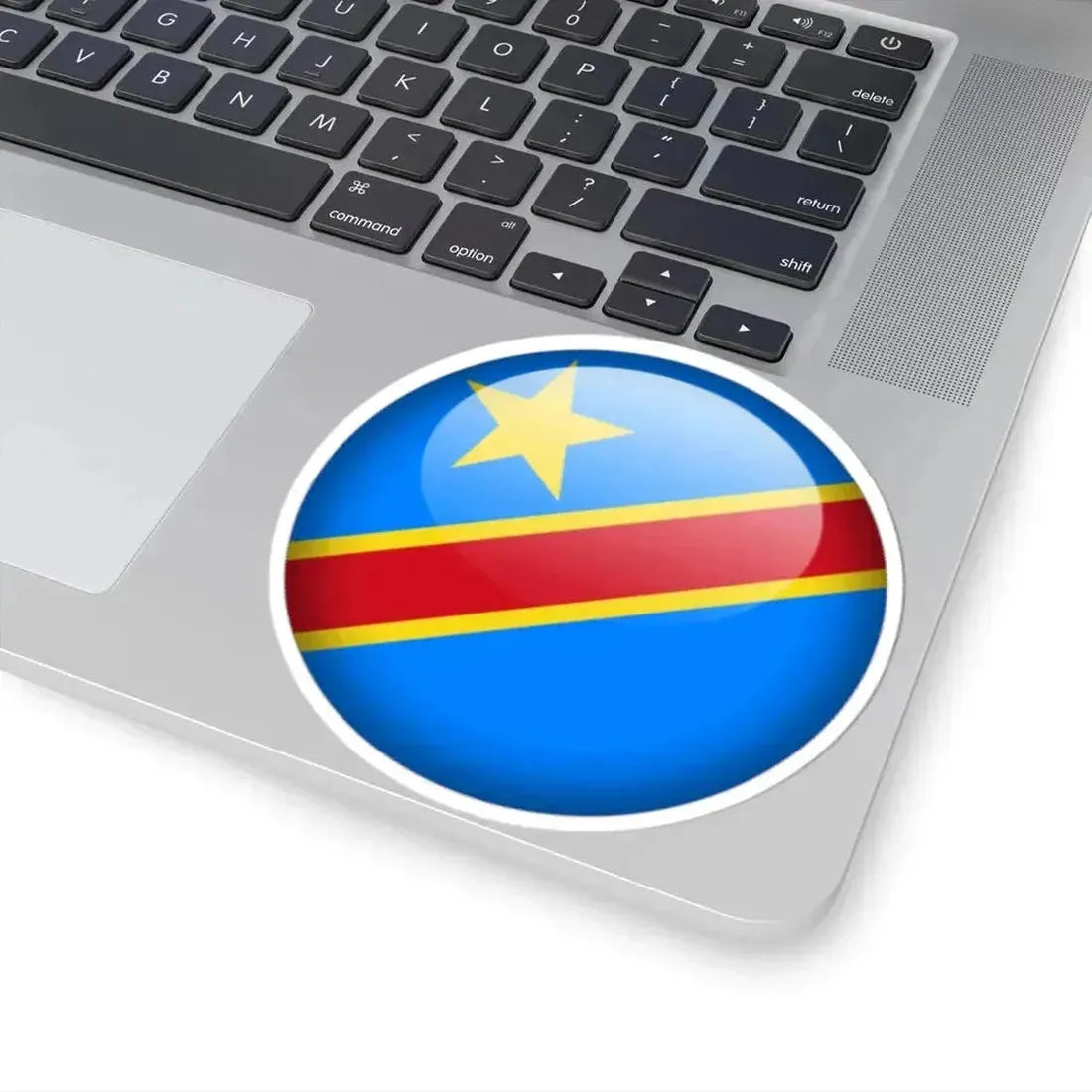 Flag orb Democratic Republic of the Congo (Congo) STICKER Vinyl Kiss-Cut Decal - The Sticker Space