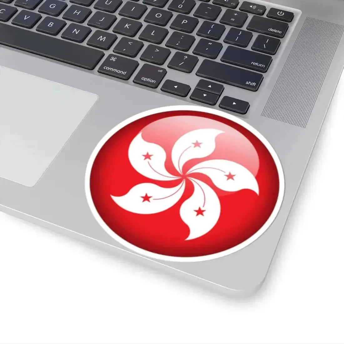 Flag orb Hong Kong (China) STICKER Vinyl Kiss-Cut Decal - The Sticker Space