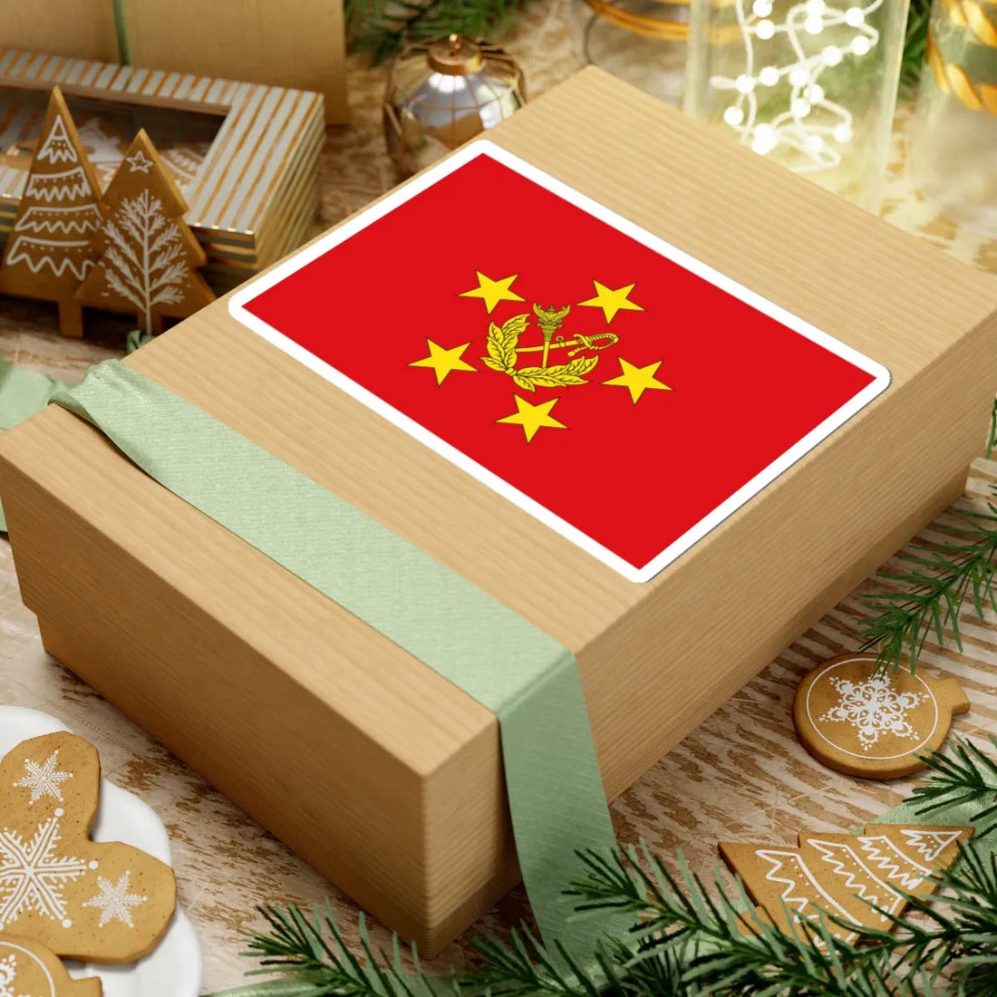 Flag Thai Field Marshal (Thailand) STICKER Vinyl Kiss-Cut Decal - The Sticker Space