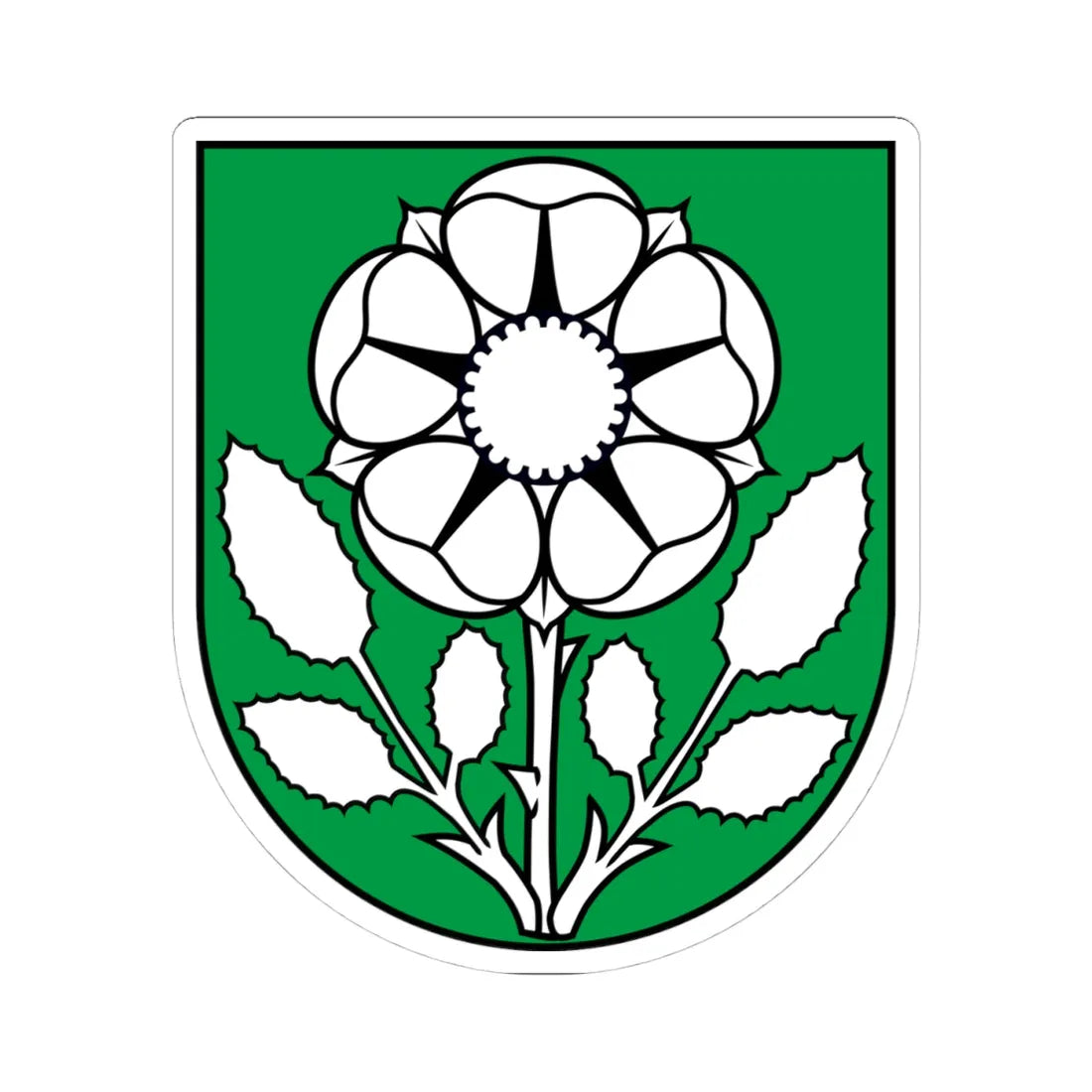 Flüelen-coat of arms (Switzerland) (Coat of Arms) STICKER Vinyl Kiss-Cut Decal - The Sticker Space