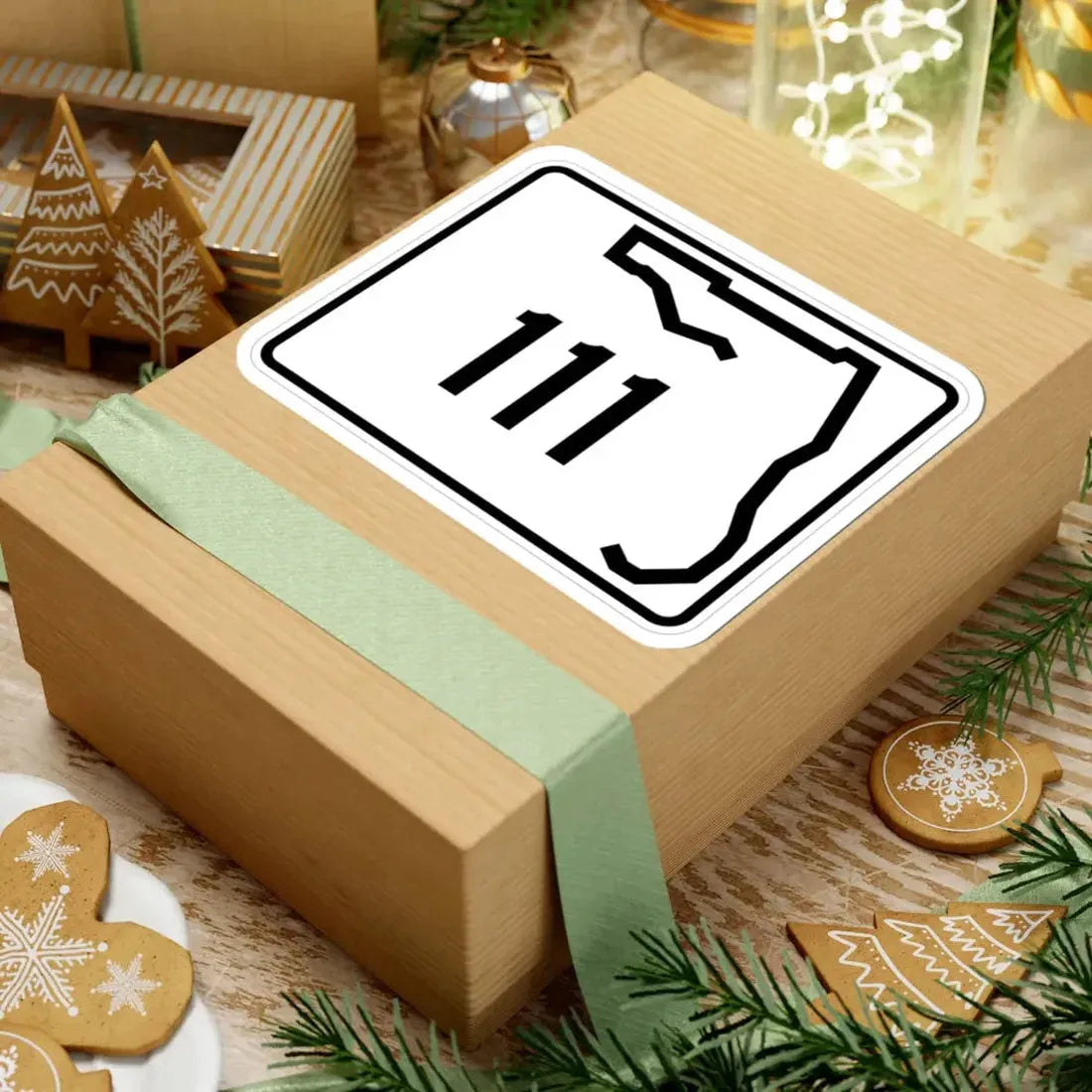 Florida 111 (Florida) (Road Sign) STICKER Vinyl Kiss-Cut Decal - The Sticker Space