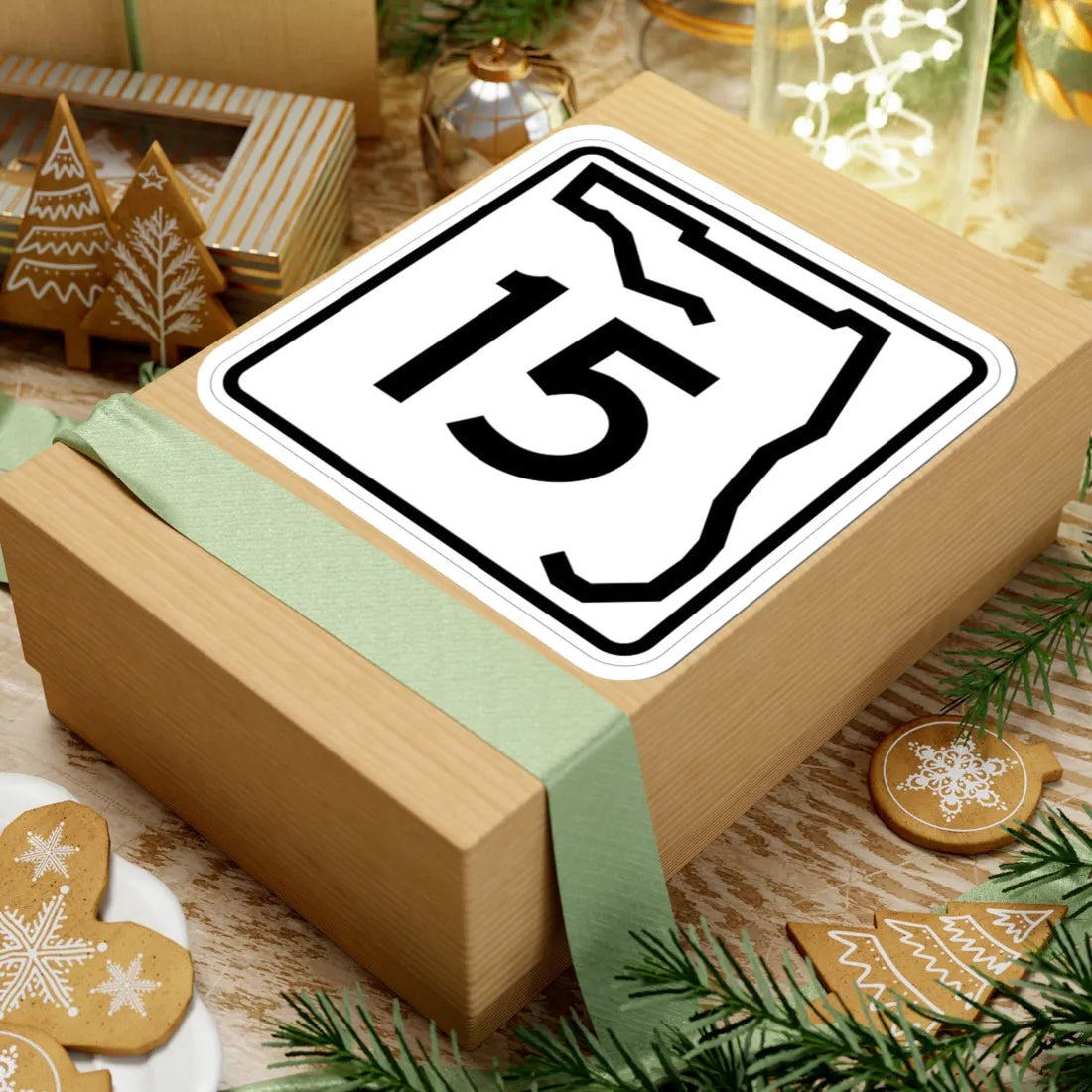 Florida 15 (Florida) (Road Sign) STICKER Vinyl Kiss-Cut Decal - The Sticker Space