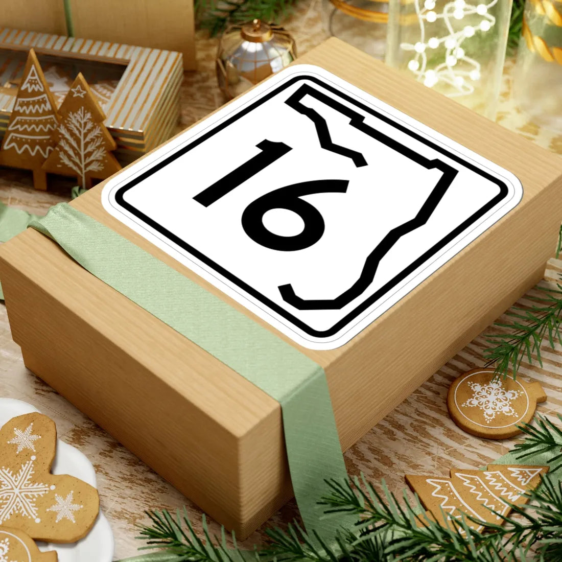 Florida 16 (Florida) (Road Sign) STICKER Vinyl Kiss-Cut Decal - The Sticker Space