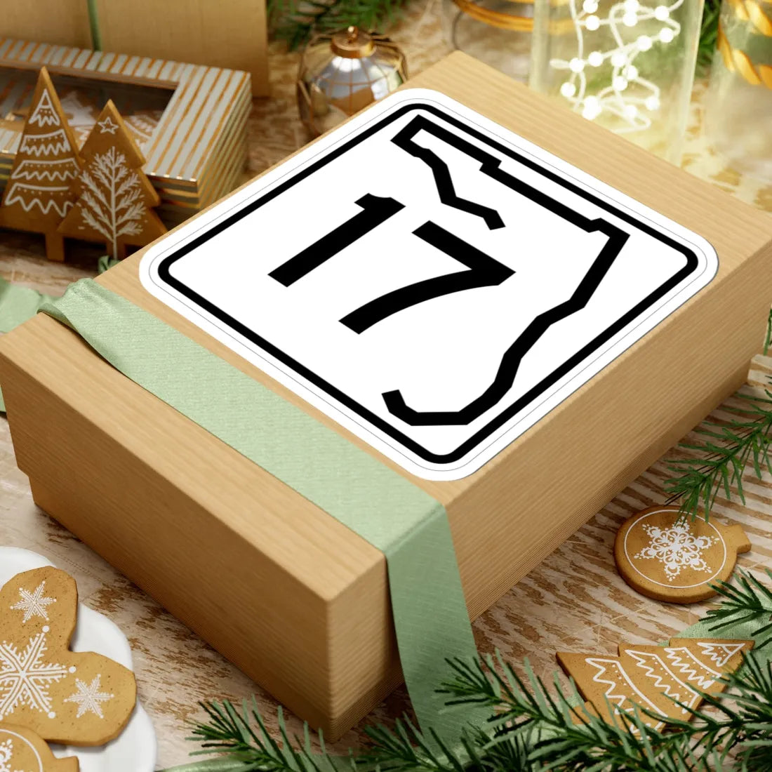 Florida 17 (Florida) (Road Sign) STICKER Vinyl Kiss-Cut Decal - The Sticker Space