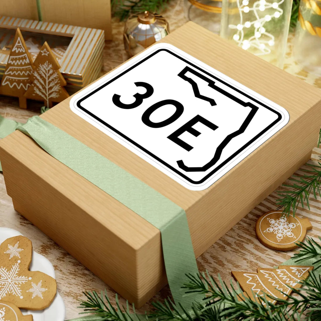 Florida 30E (Florida) (Road Sign) STICKER Vinyl Kiss-Cut Decal - The Sticker Space