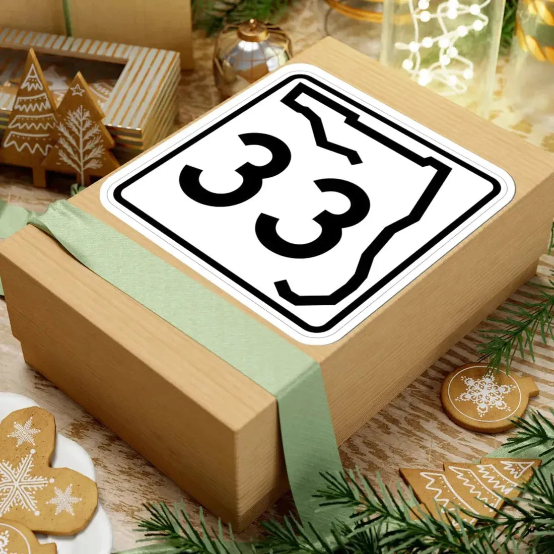 Florida 33 (Florida) (Road Sign) STICKER Vinyl Kiss-Cut Decal - The Sticker Space