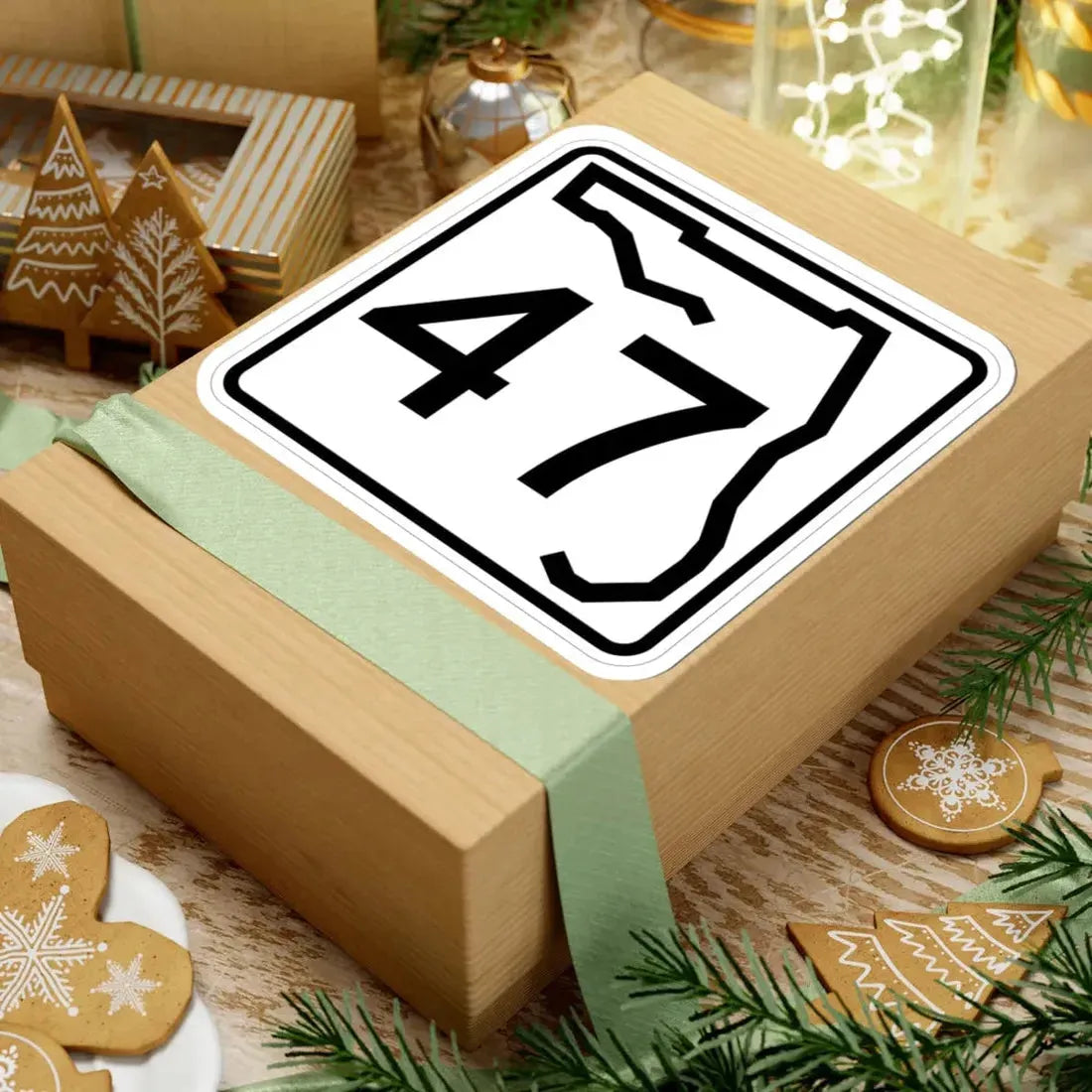 Florida 47 (Florida) (Road Sign) STICKER Vinyl Kiss-Cut Decal - The Sticker Space