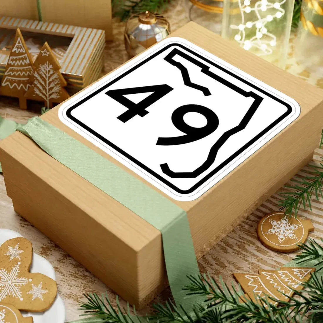 Florida 49 (Florida) (Road Sign) STICKER Vinyl Kiss-Cut Decal - The Sticker Space