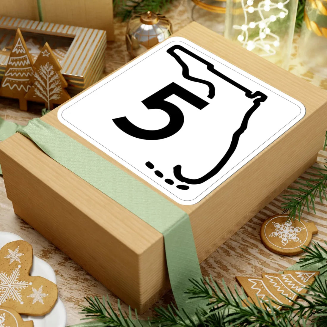 Florida 5 1955 (Florida) (Road Sign) STICKER Vinyl Kiss-Cut Decal - The Sticker Space