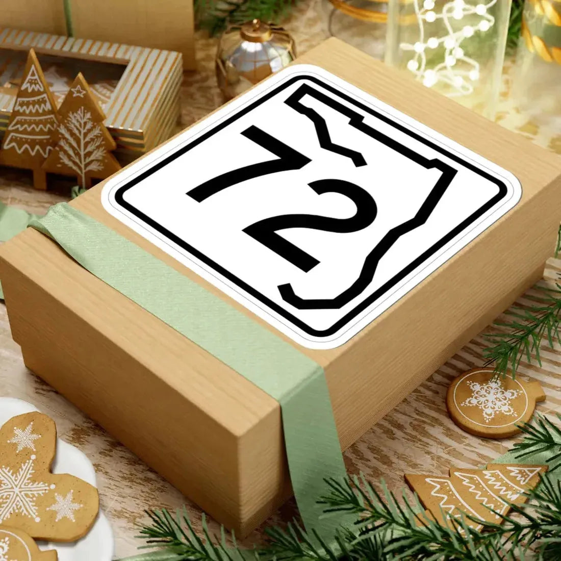 Florida 72 (Florida) (Road Sign) STICKER Vinyl Kiss-Cut Decal - The Sticker Space