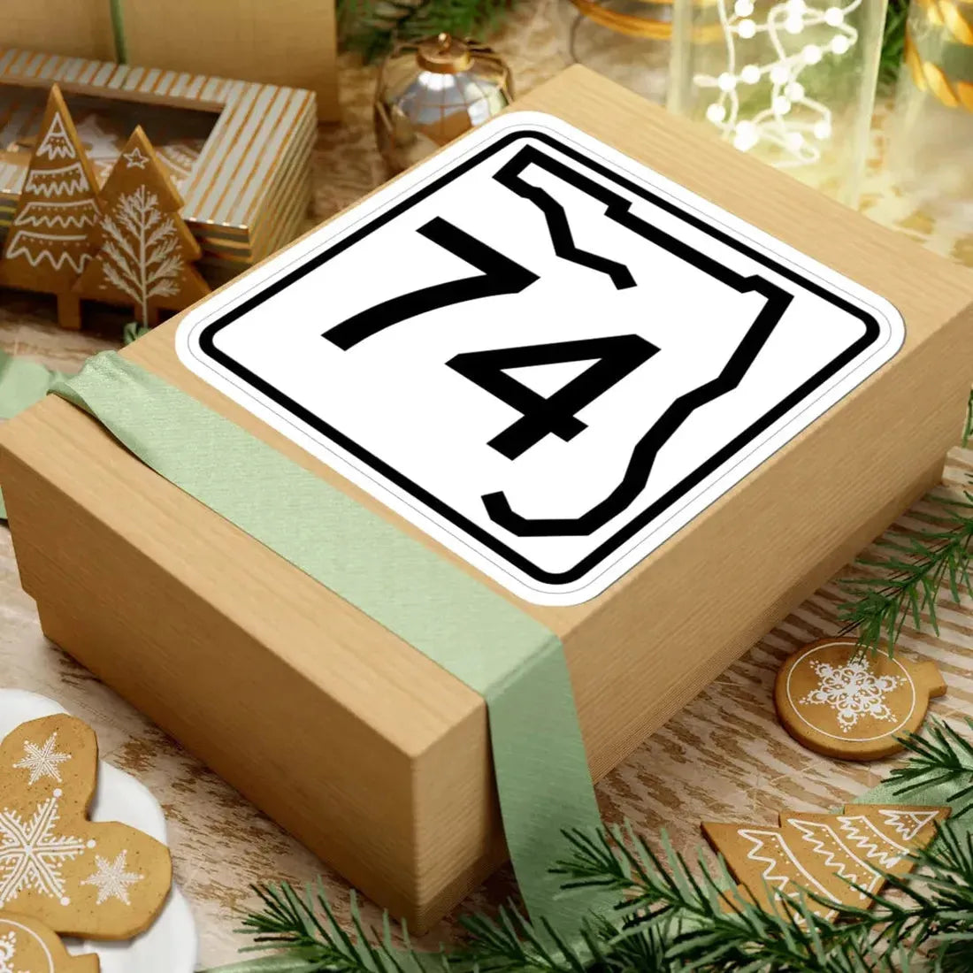 Florida 74 (Florida) (Road Sign) STICKER Vinyl Kiss-Cut Decal - The Sticker Space