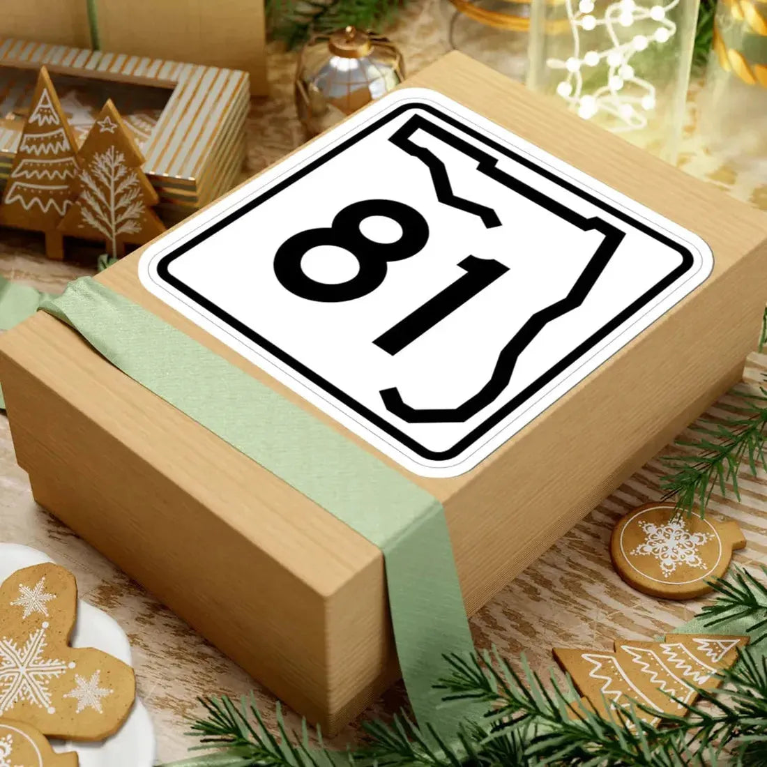 Florida 81 (Florida) (Road Sign) STICKER Vinyl Kiss-Cut Decal - The Sticker Space