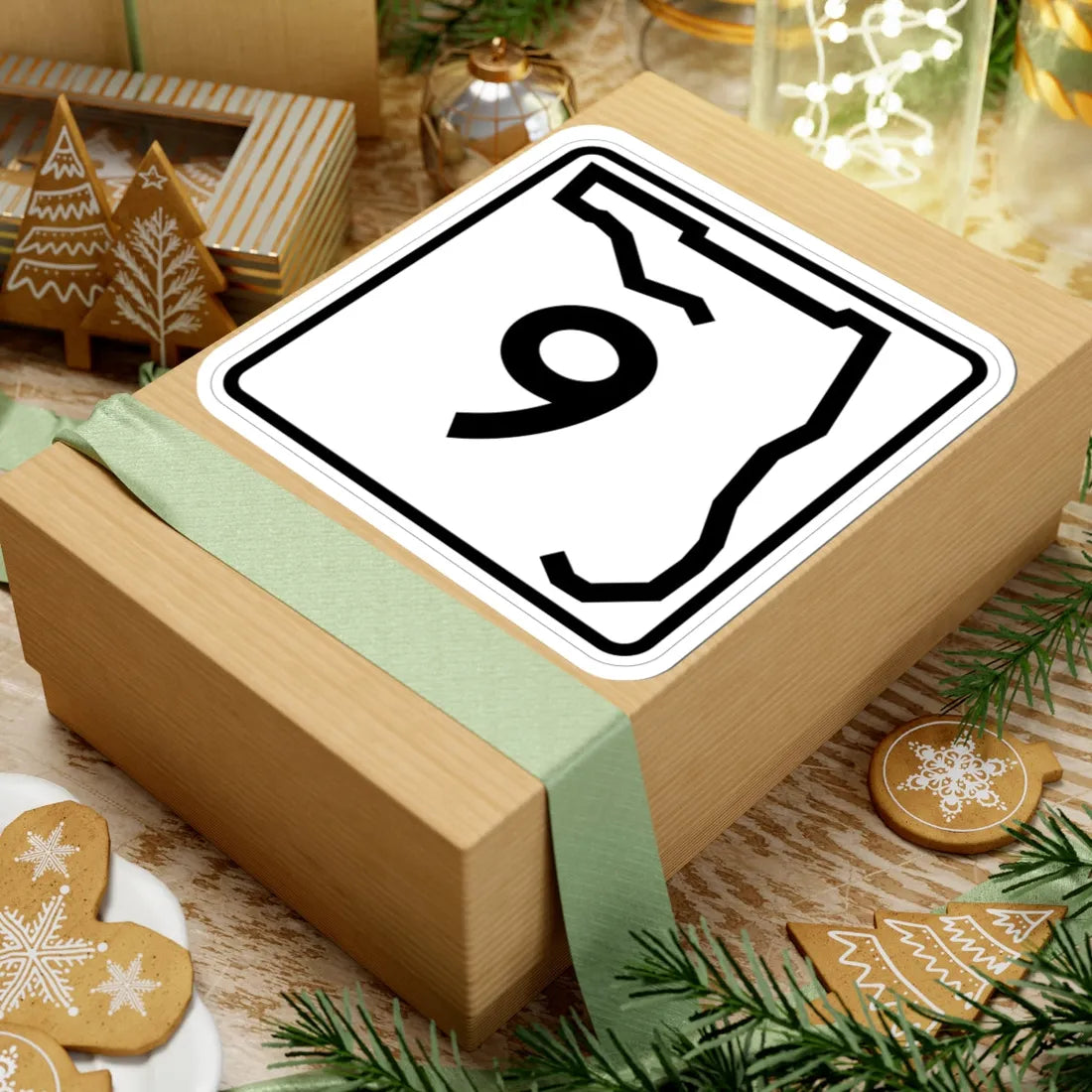 Florida 9 (Florida) (Road Sign) STICKER Vinyl Kiss-Cut Decal - The Sticker Space