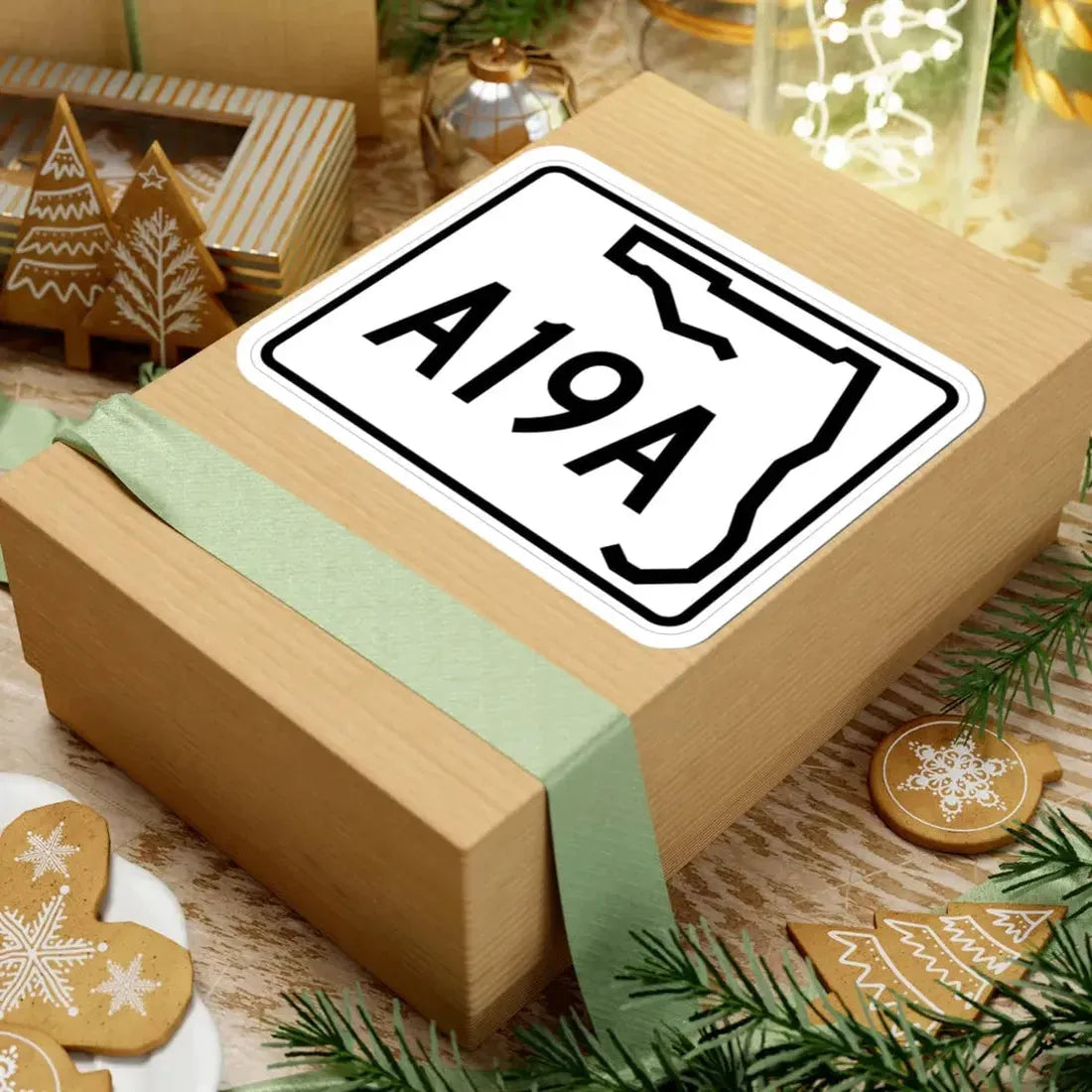 Florida A19A (Florida) (Road Sign) STICKER Vinyl Kiss-Cut Decal - The Sticker Space