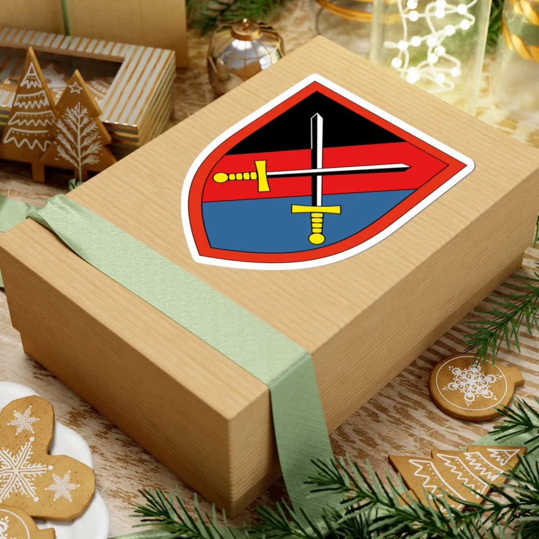 Flugabwehrbrigade 100 Bundeswehr (Germany) (Coat of Arms) STICKER Vinyl Kiss-Cut Decal - The Sticker Space