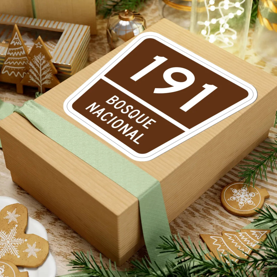 Forest Route 191 Puerto Rico (Puerto Rico) (Road Sign) STICKER Vinyl Kiss-Cut Decal - The Sticker Space