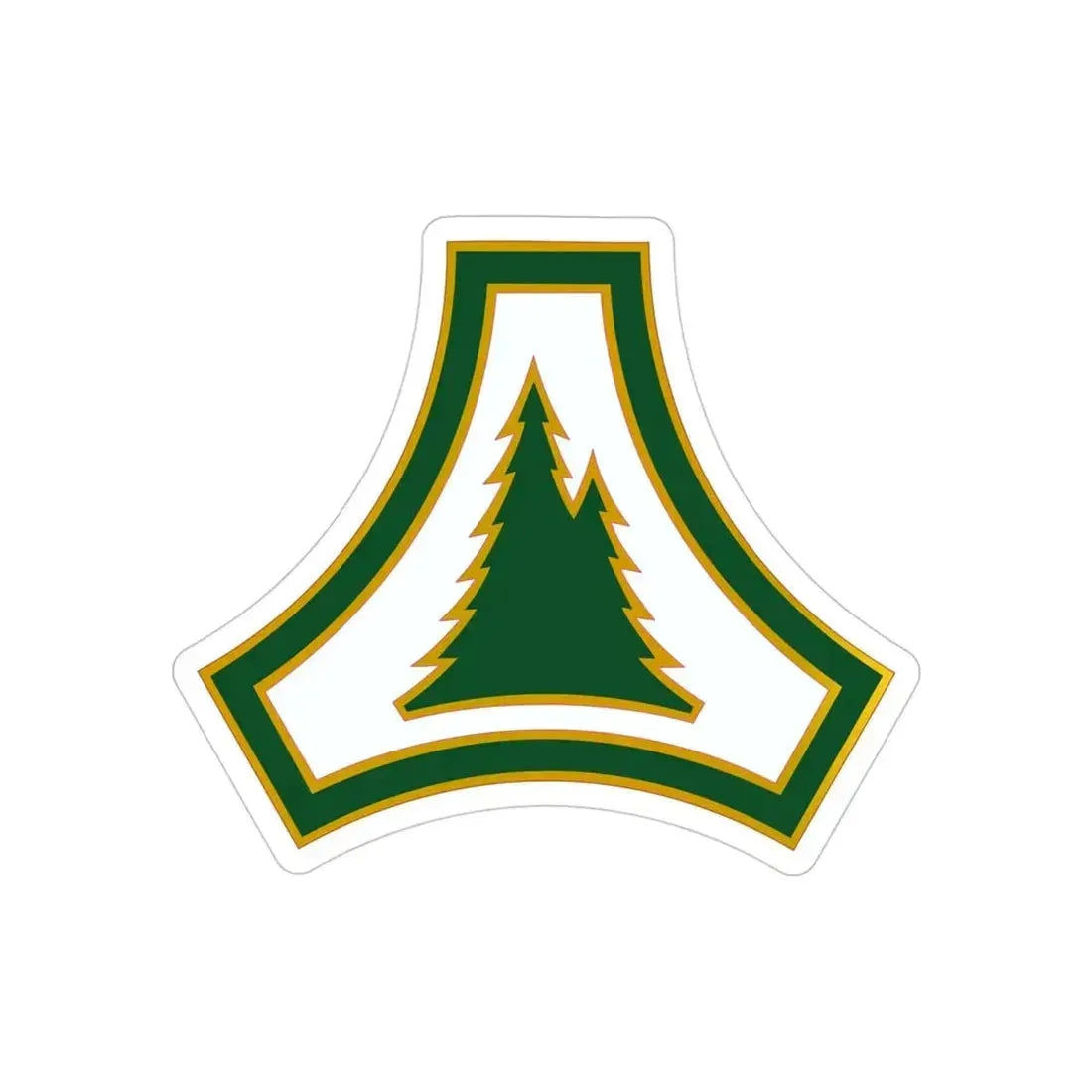 Fort McCoy (U.S. Army) REVERSE PRINT Transparent Die-Cut STICKER - The Sticker Space