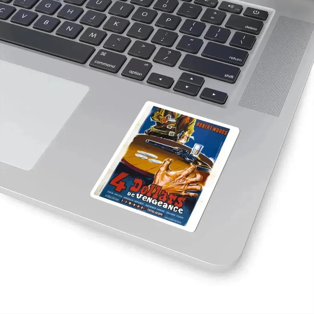 FOUR DOLLARS FOR VENGEANCE 1966 Movie Poster - STICKER Vinyl Kiss-Cut Decal - The Sticker Space