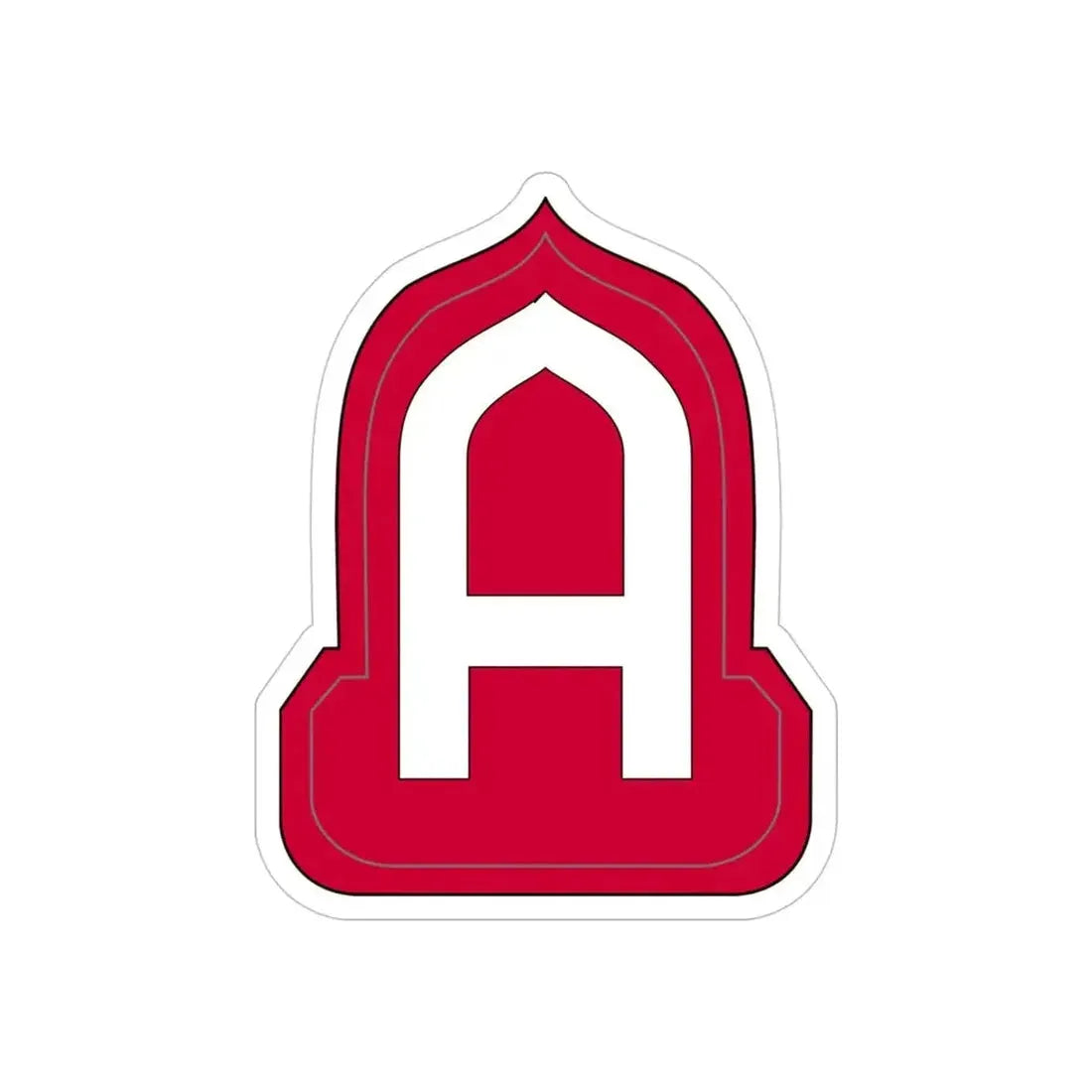 Fourteenth United States (U.S. Army) REVERSE PRINT Transparent Die-Cut STICKER - The Sticker Space