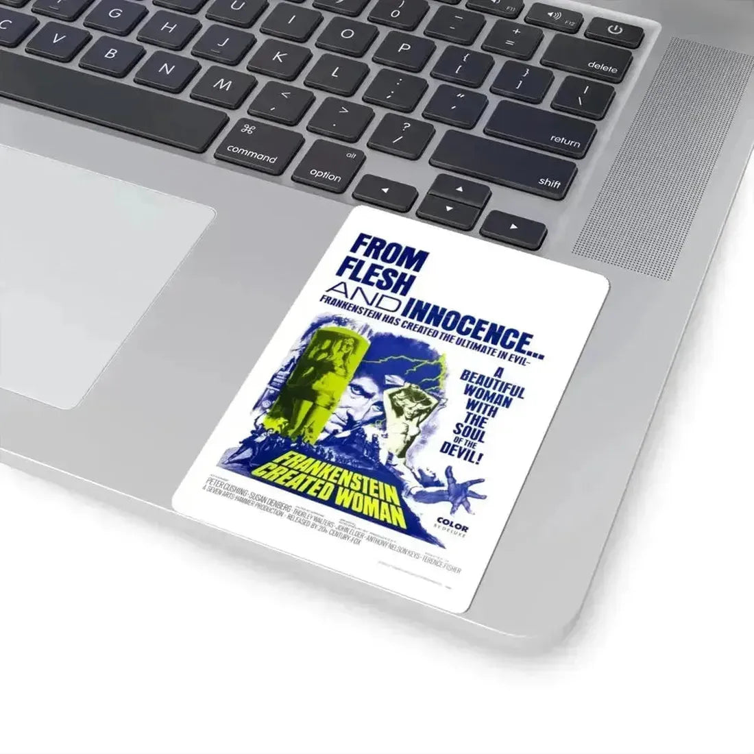 FRANKENSTEIN CREATED WOMAN 1967 Movie Poster - STICKER Vinyl Kiss-Cut Decal - The Sticker Space