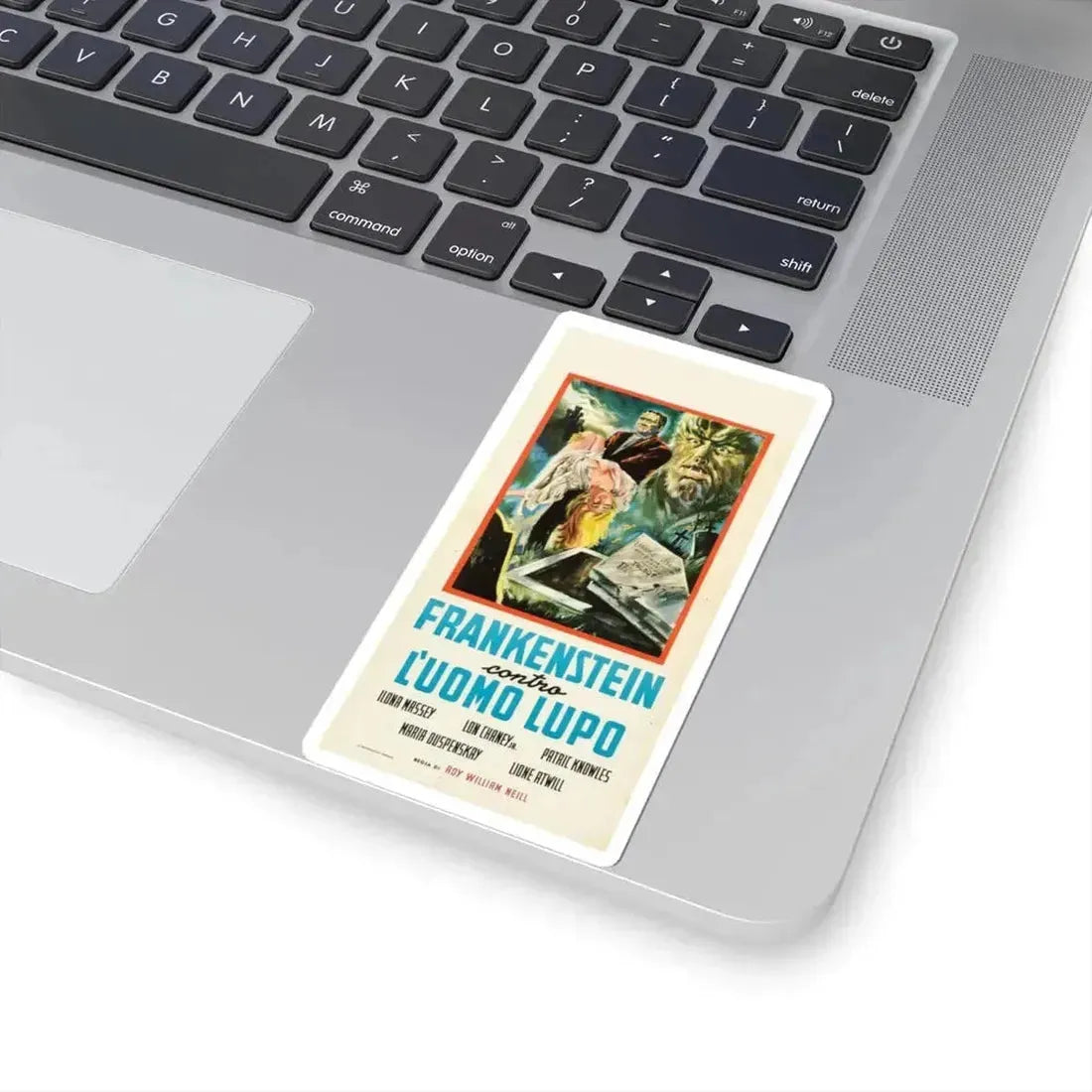 FRANKENSTEIN MEETS THE WOLF MAN (SPANISH) 2 1943 Movie Poster - STICKER Vinyl Kiss-Cut Decal - The Sticker Space