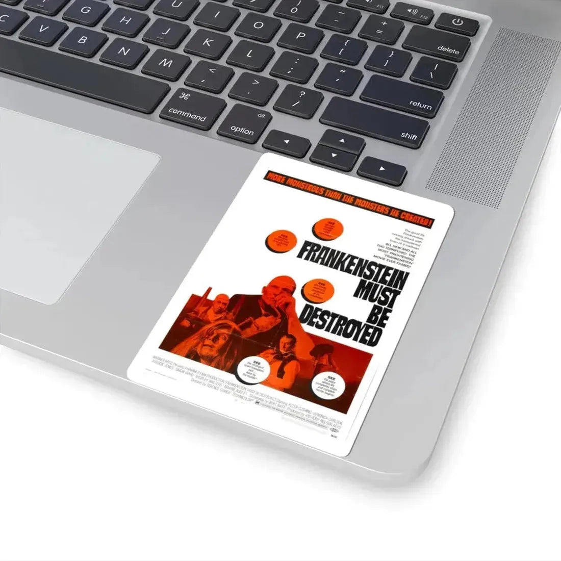 Frankenstein Must Be Destroyed 1970 Movie Poster - STICKER Vinyl Kiss-Cut Decal - The Sticker Space
