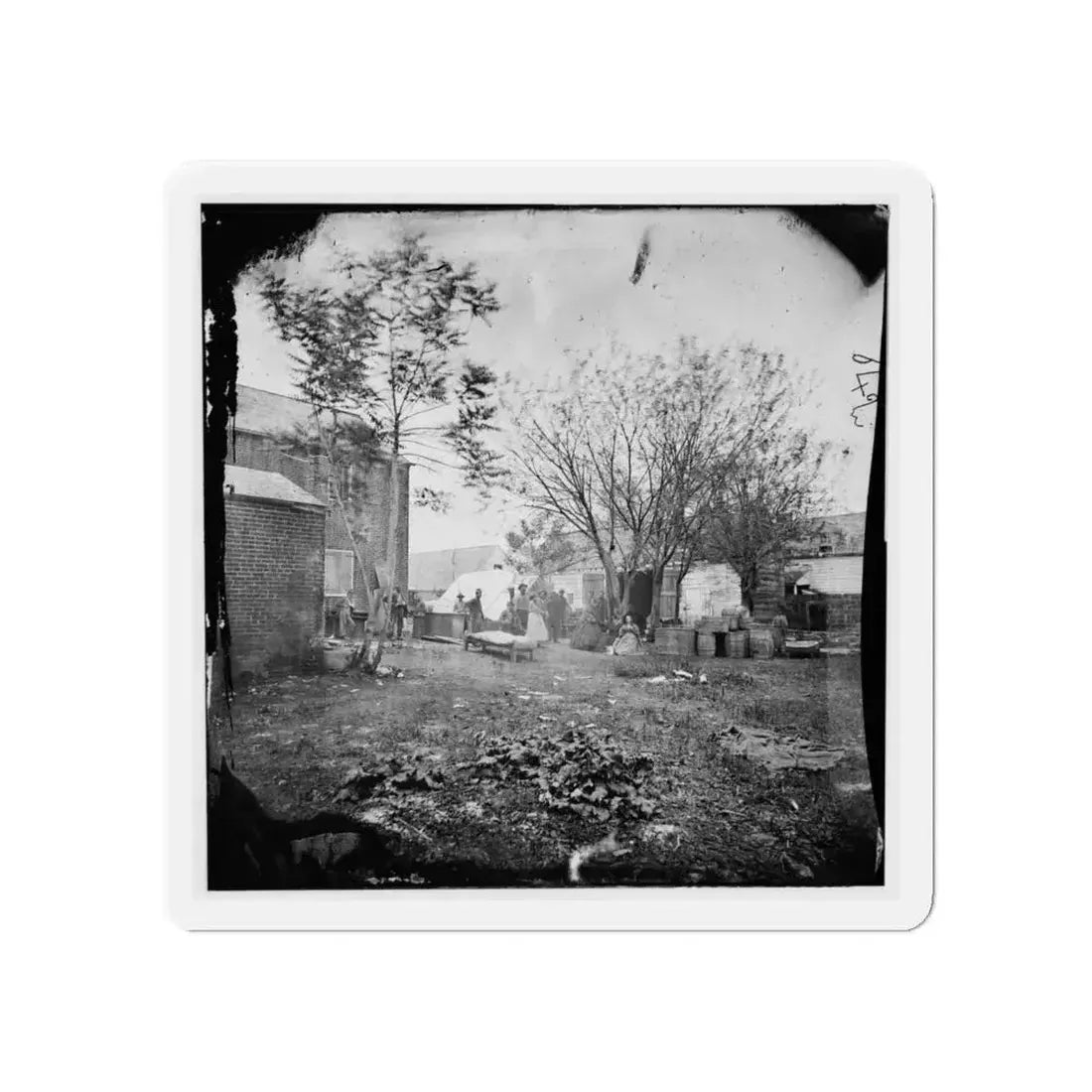 Fredericksburg, Va. Cooking Tent Of The U.S. Sanitary Commission (U.S. Civil War) Refrigerator Magnet - The Sticker Space