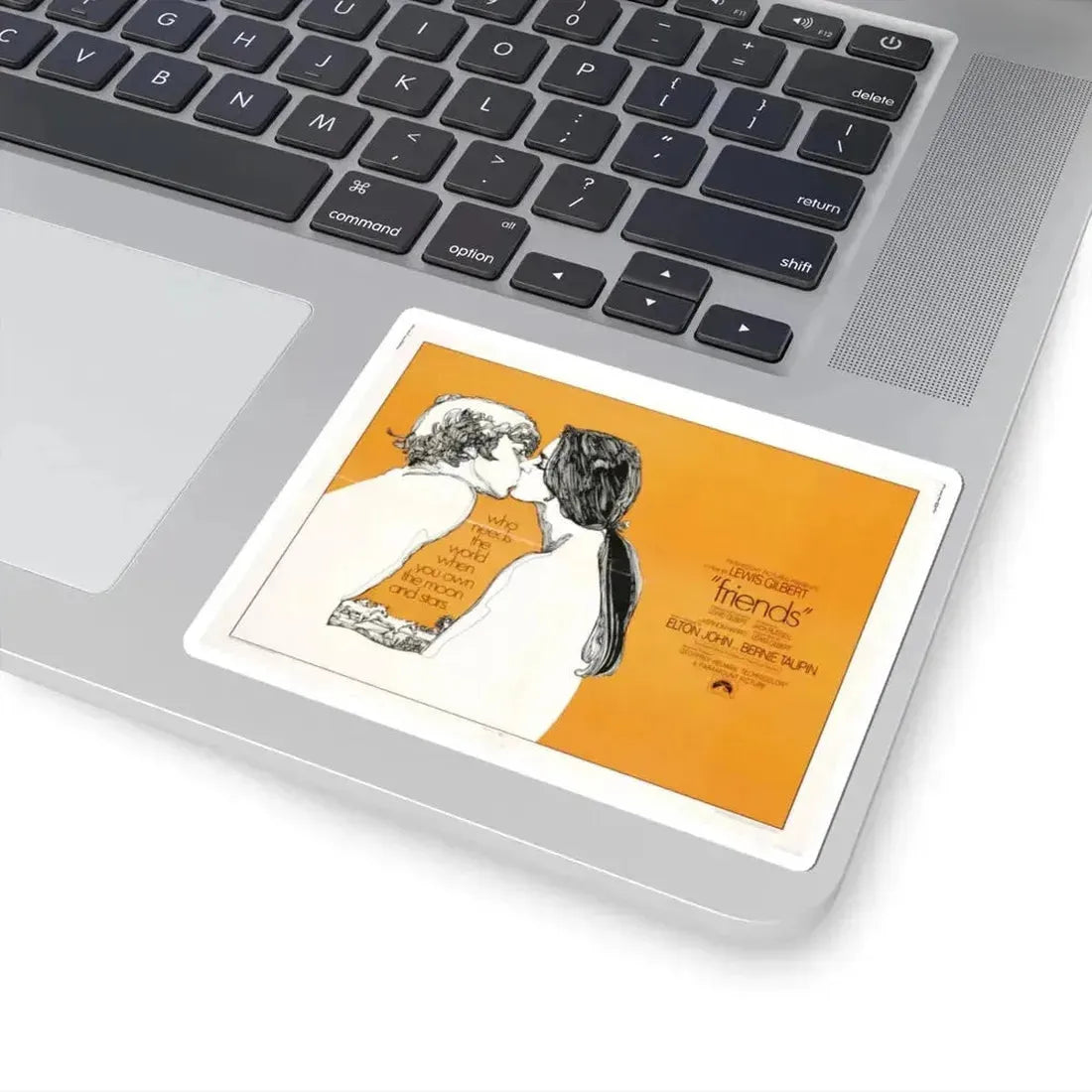 Friends 1971 Movie Poster - STICKER Vinyl Kiss-Cut Decal - The Sticker Space