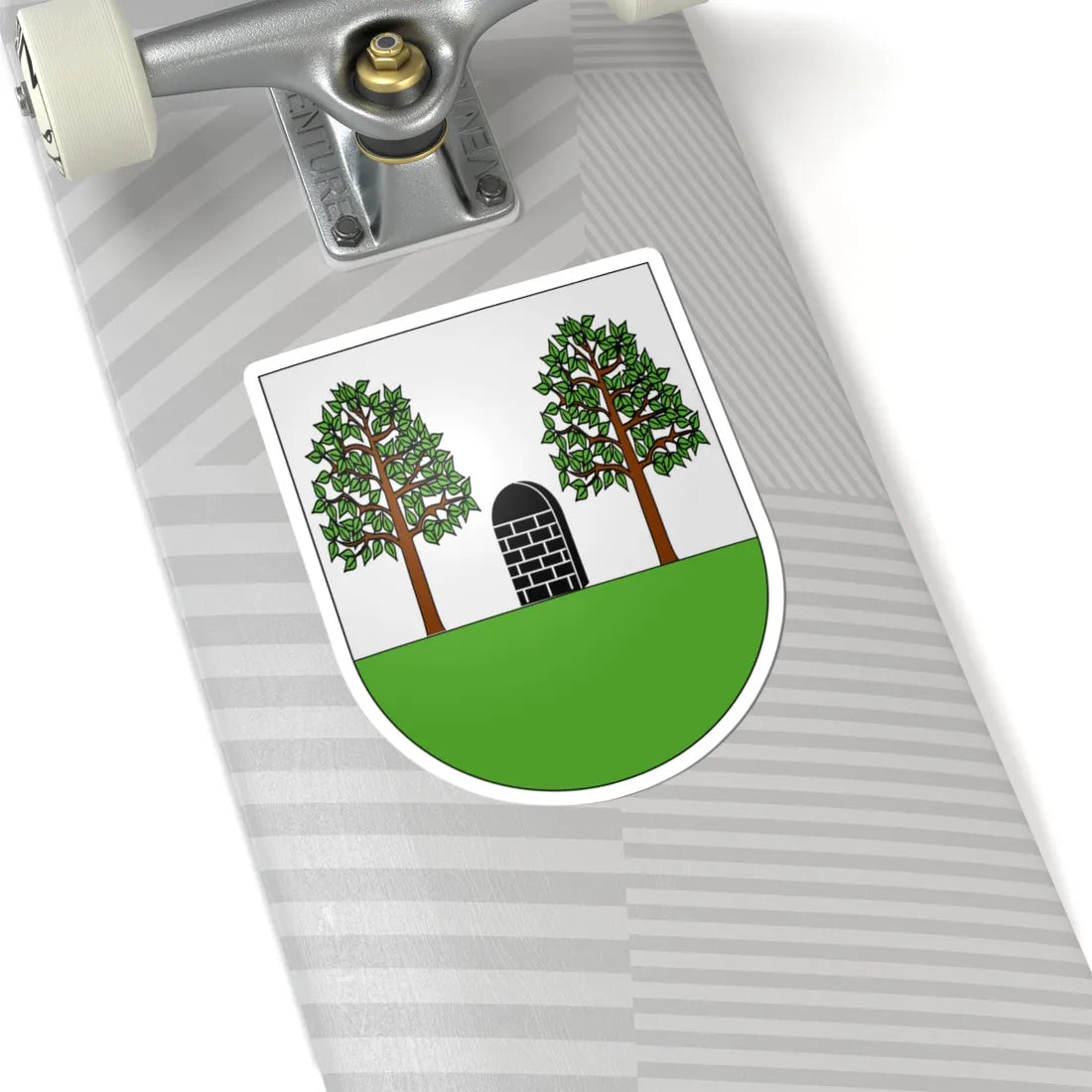 Fräschels-coat of arms (Switzerland) (Coat of Arms) STICKER Vinyl Kiss-Cut Decal - The Sticker Space