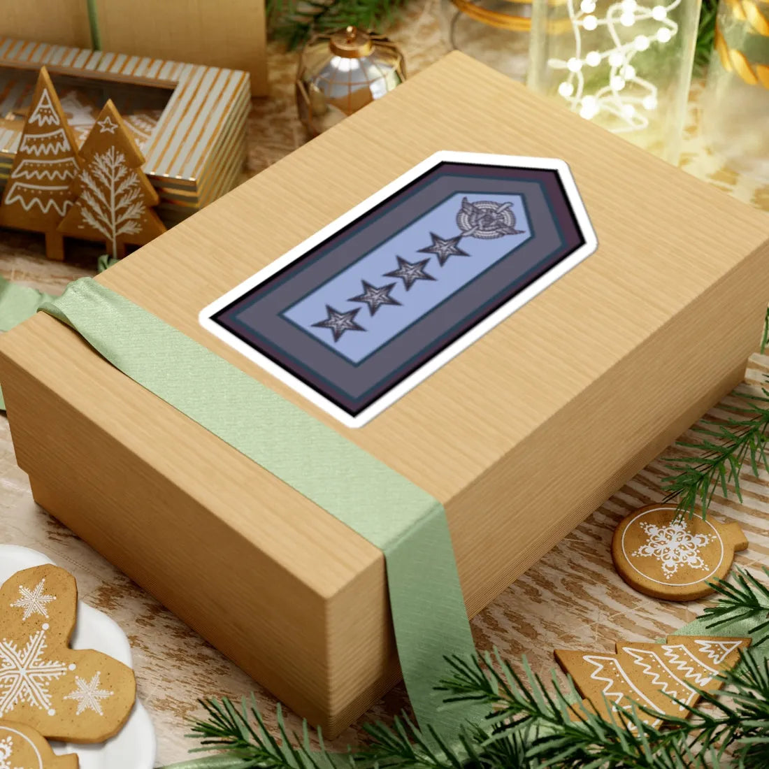 Fuerza Aerea Argentina Brigadier General (Argentina) (Military Rank) STICKER Vinyl Kiss-Cut Decal - The Sticker Space