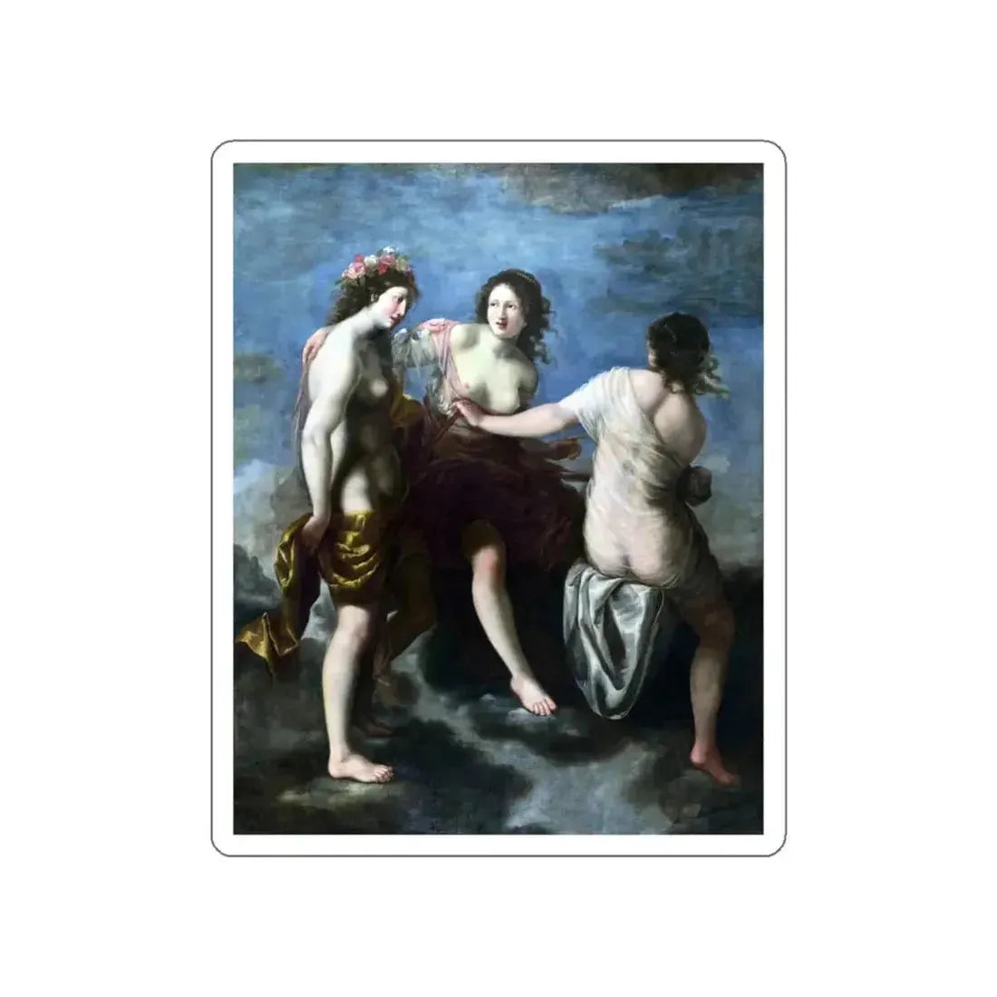 FURINI, Francesco - The Three Graces (Artwork) STICKER Vinyl Die-Cut Decal - The Sticker Space