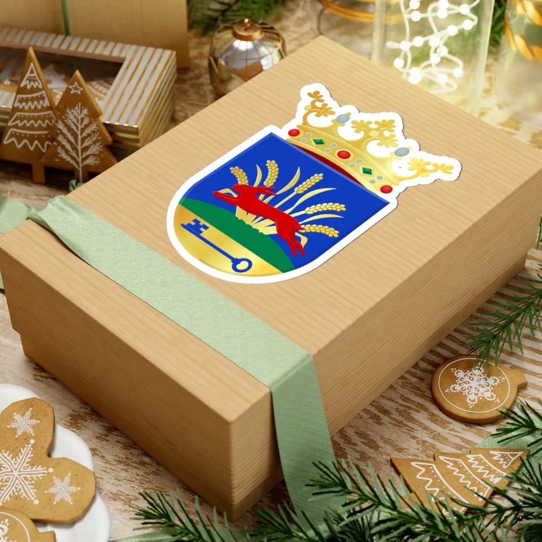 Gaasterland-Sloten wapen (Netherlands) (Coat of Arms) STICKER Vinyl Kiss-Cut Decal - The Sticker Space