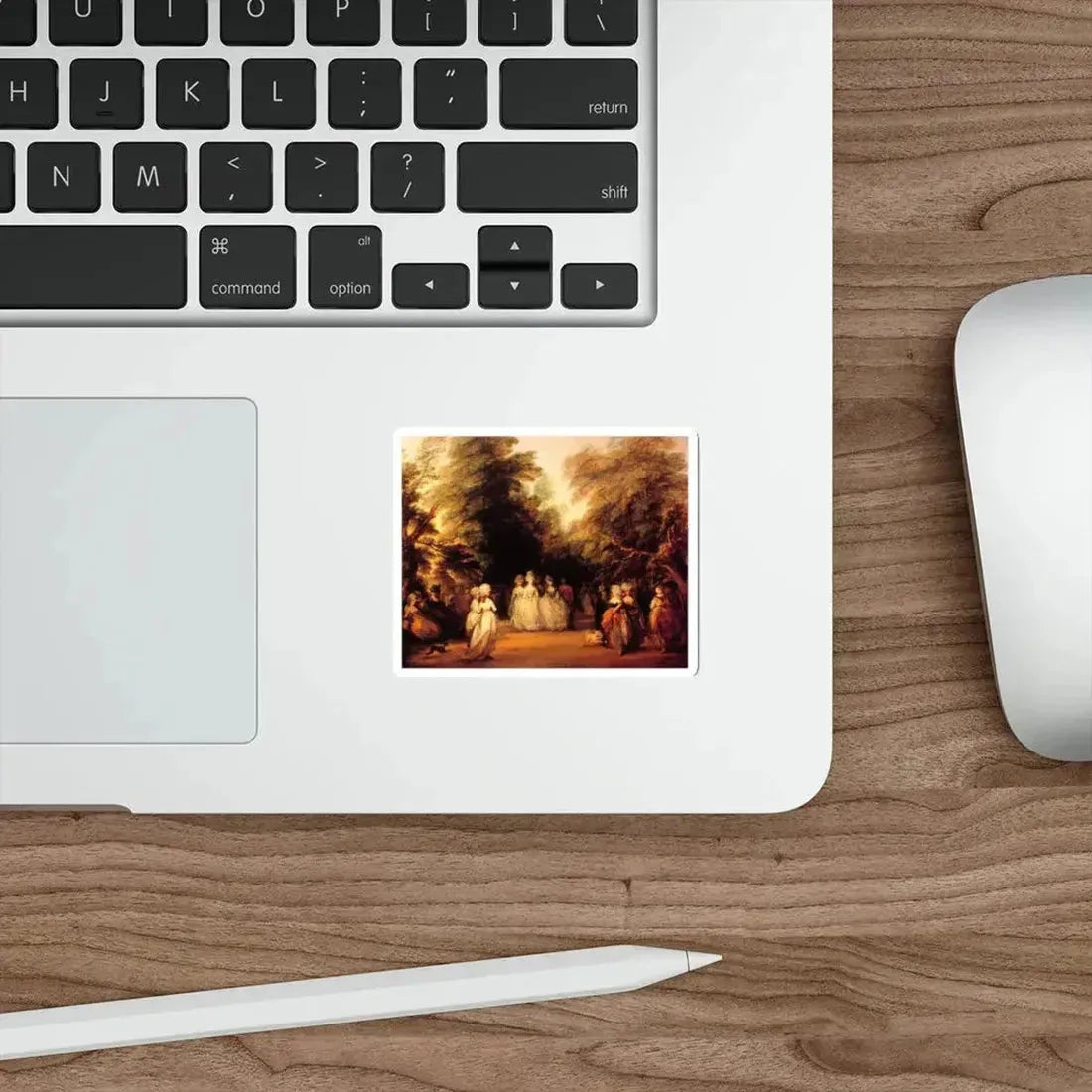 GAINSBOROUGH, Thomas - The Mall (Artwork) STICKER Vinyl Die-Cut Decal - The Sticker Space