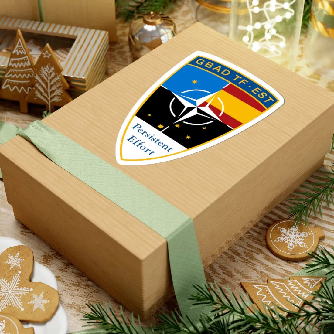 GBAD TF ESTONIA distintivo (Spain) (Coat of Arms) STICKER Vinyl Kiss-Cut Decal - The Sticker Space