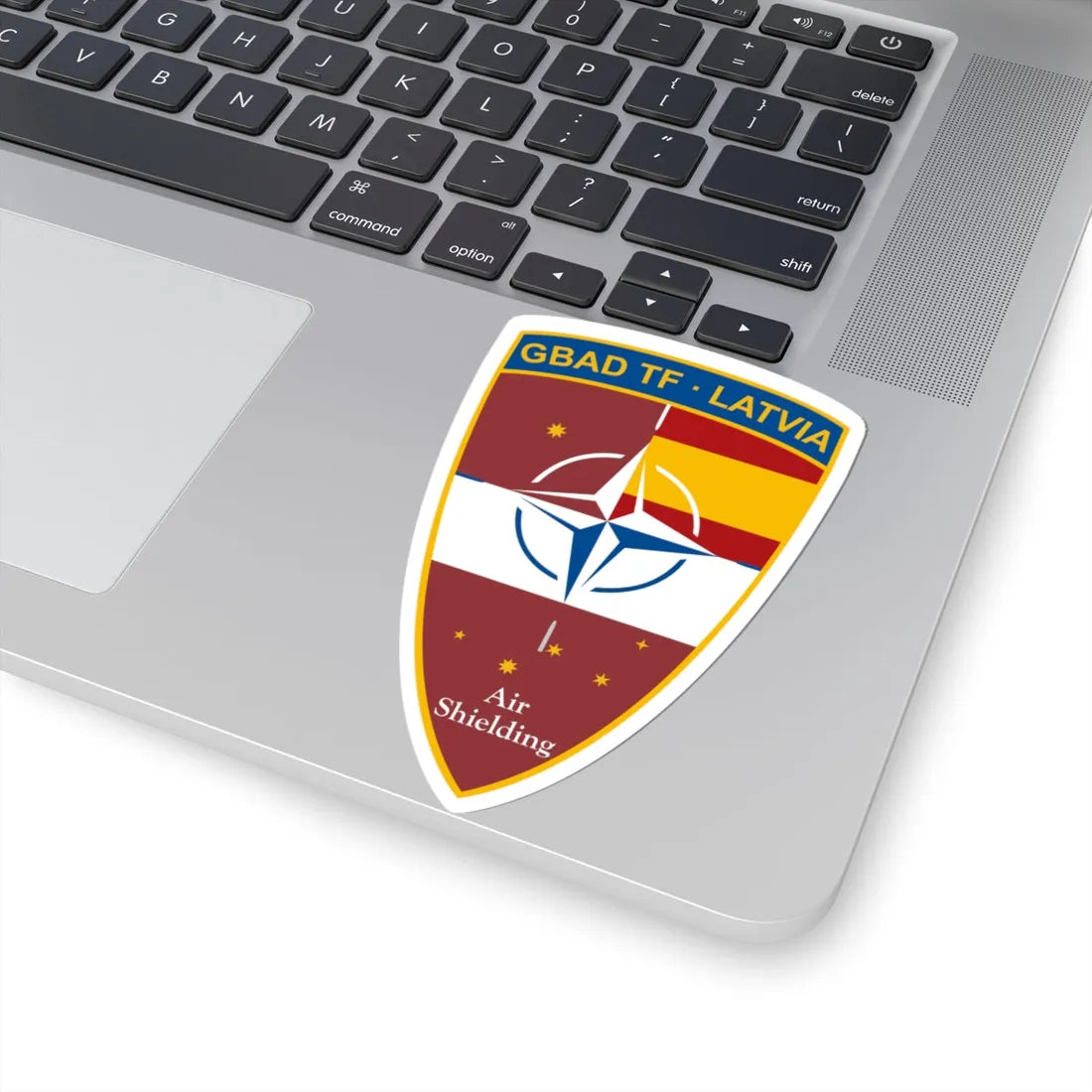 GBAD TF LATVIA distintivo (Spain) (Coat of Arms) STICKER Vinyl Kiss-Cut Decal - The Sticker Space