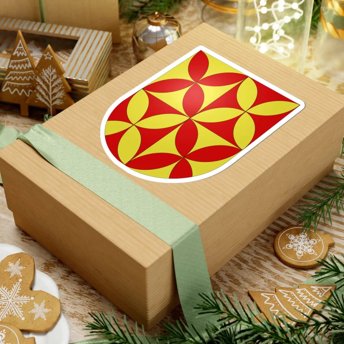 Giffers-coat of arms (Switzerland) (Coat of Arms) STICKER Vinyl Kiss-Cut Decal - The Sticker Space